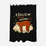 Follow Your Dream-none polyester shower curtain-ducfrench