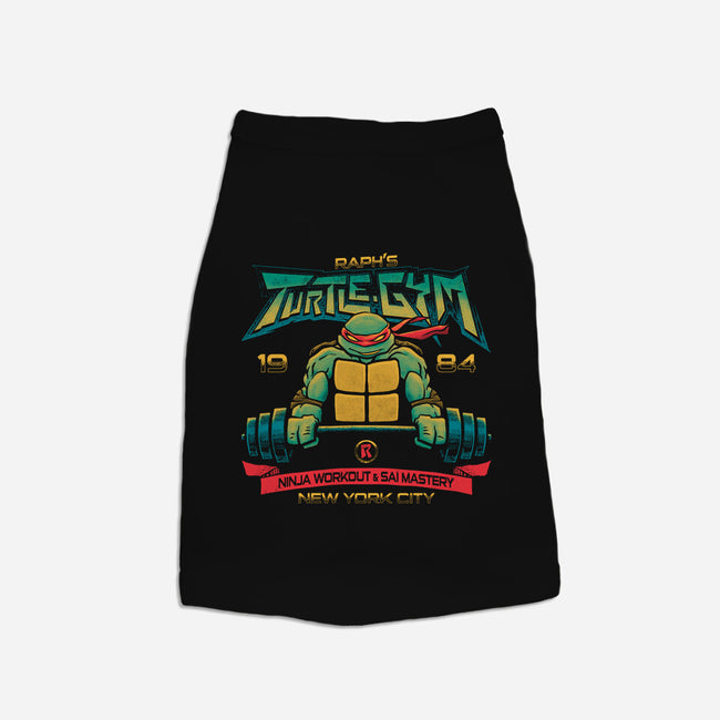 Raph's Gym-dog basic pet tank-teesgeex