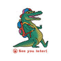 See You Later-none polyester shower curtain-vp021