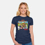 Jurassic Kart-womens fitted tee-daobiwan