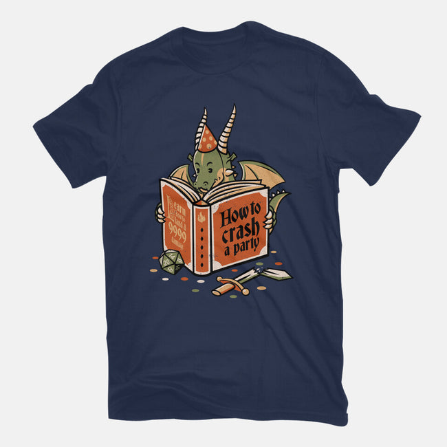 How To Crash A Party-mens basic tee-tobefonseca
