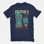 Creature's Tiki Lounge-womens fitted tee-Nemons