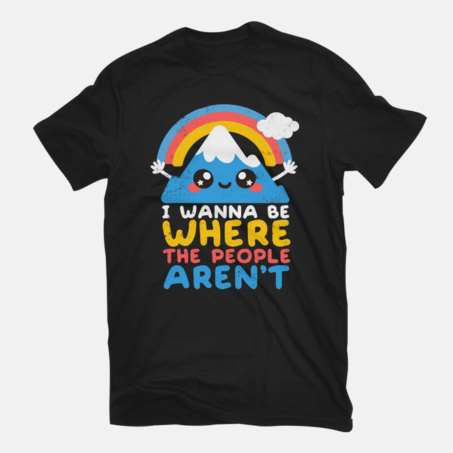 Where The People Aren't-unisex basic tee-NemiMakeit