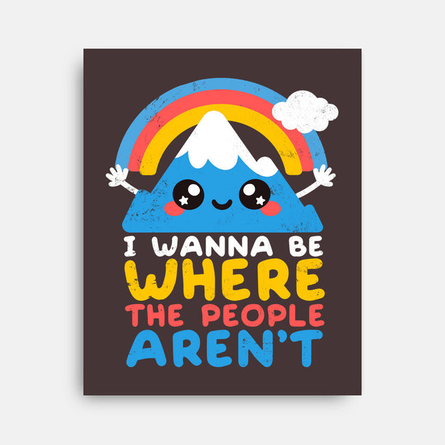 Where The People Aren't-none stretched canvas-NemiMakeit
