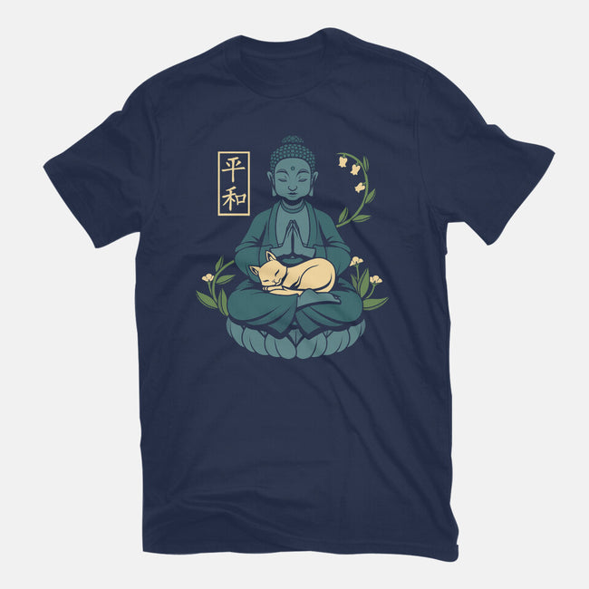 Cat Meditation-youth basic tee-tobefonseca
