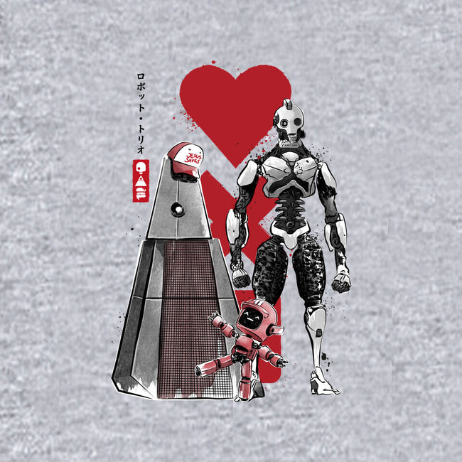 Three Robots Sumi-E-baby basic tee-DrMonekers