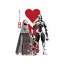 Three Robots Sumi-E-unisex kitchen apron-DrMonekers