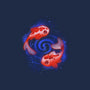 Swimming Souls And Stars-none stretched canvas-ricolaa