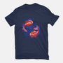 Swimming Souls And Stars-mens basic tee-ricolaa