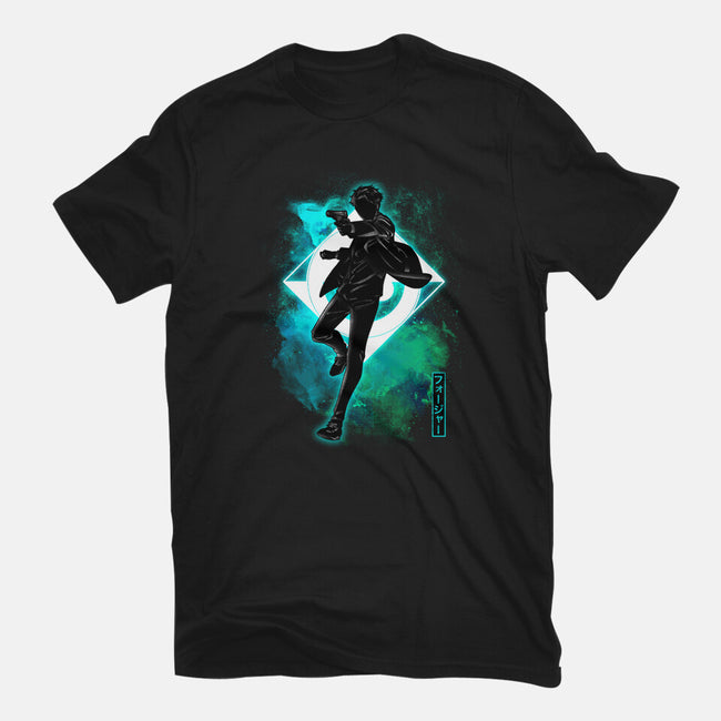 Cosmic Male Spy-mens basic tee-fanfreak1