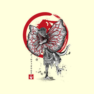 Dilophosaurus Sumi-E