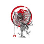 Dilophosaurus Sumi-E-mens basic tee-DrMonekers