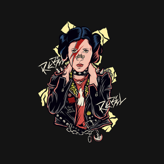 Rebel Star-none stretched canvas-Green Devil