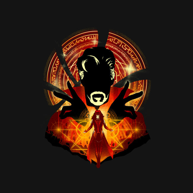 Sorcerer Vs Witch-none stretched canvas-hypertwenty