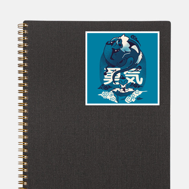 Facing The Challenge-none glossy sticker-Sketchdemao