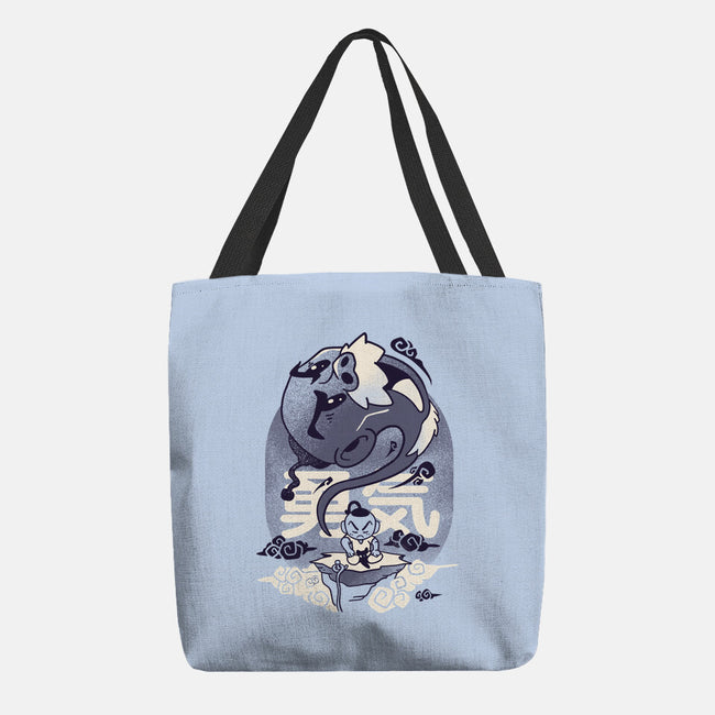 Facing The Challenge-none basic tote bag-Sketchdemao