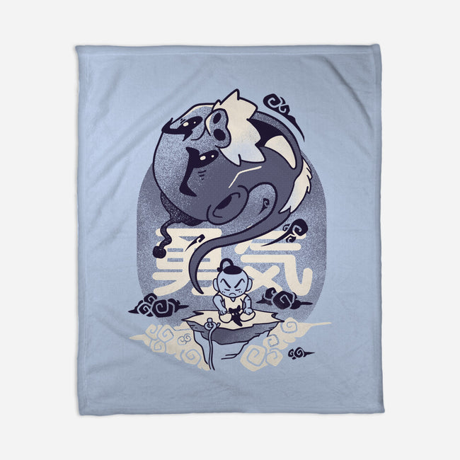 Facing The Challenge-none fleece blanket-Sketchdemao