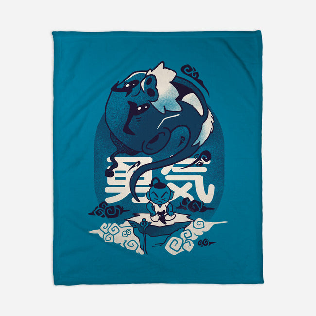 Facing The Challenge-none fleece blanket-Sketchdemao