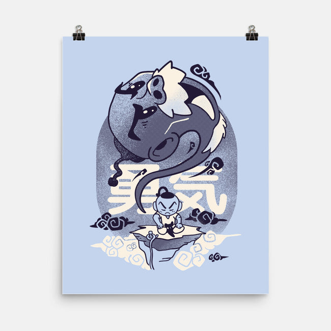Facing The Challenge-none matte poster-Sketchdemao