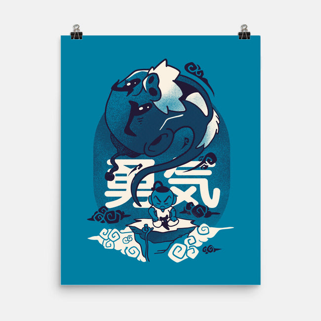 Facing The Challenge-none matte poster-Sketchdemao