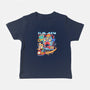 Cat Kaiju Robot-baby basic tee-rondes