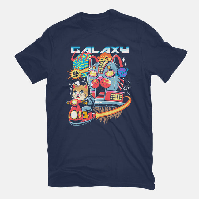 Cat Kaiju Robot-womens basic tee-rondes