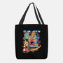 Cat Kaiju Robot-none basic tote bag-rondes