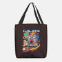 Cat Kaiju Robot-none basic tote bag-rondes