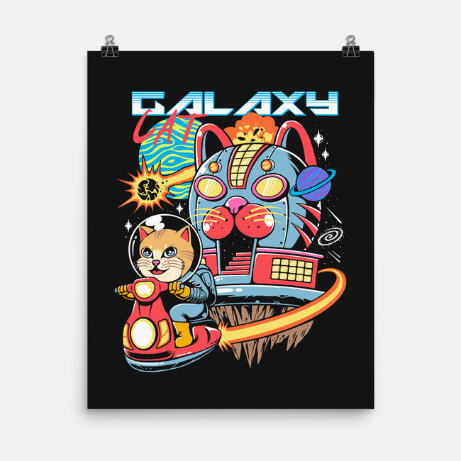 Cat Kaiju Robot-none matte poster-rondes