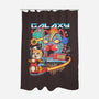 Cat Kaiju Robot-none polyester shower curtain-rondes