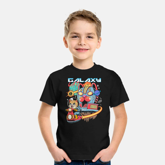Cat Kaiju Robot-youth basic tee-rondes