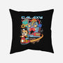 Cat Kaiju Robot-none removable cover throw pillow-rondes