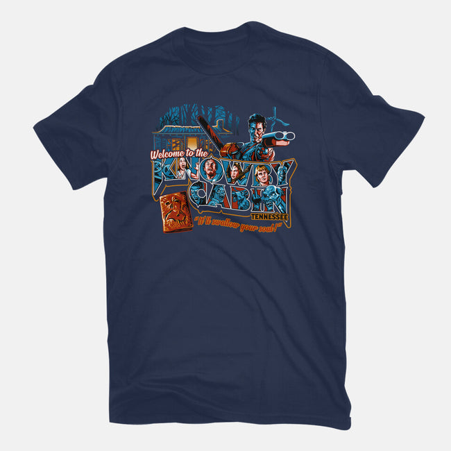 Welcome to the Knowby Cabin-mens heavyweight tee-goodidearyan