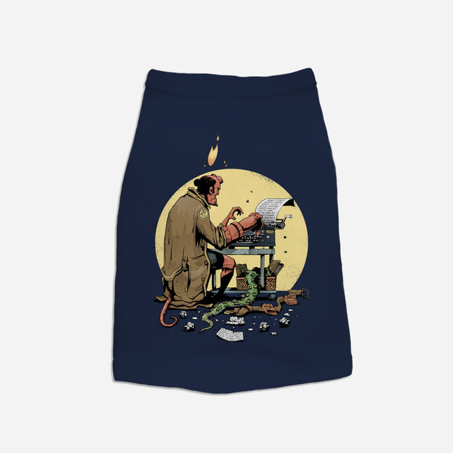 Hellboy's Report-dog basic pet tank-MoisEscudero