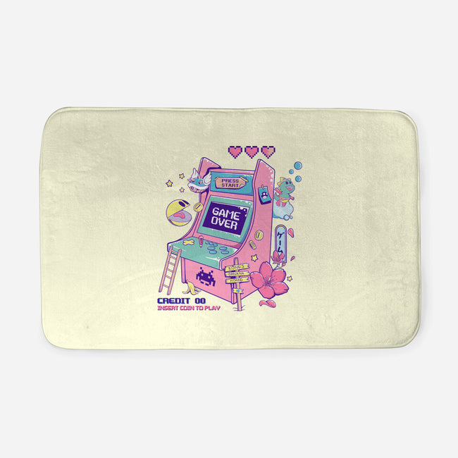 Retro Arcade-none memory foam bath mat-leepianti