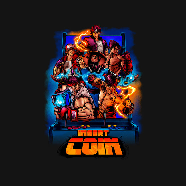 Insert Coin Retro Gaming-none indoor rug-Conjura Geek