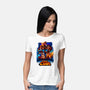 Insert Coin Retro Gaming-womens basic tee-Conjura Geek