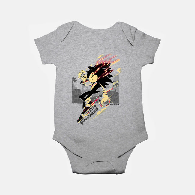 The Fastest Dude-baby basic onesie-Gazo1a