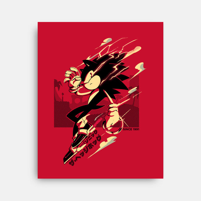 The Fastest Dude-none stretched canvas-Gazo1a