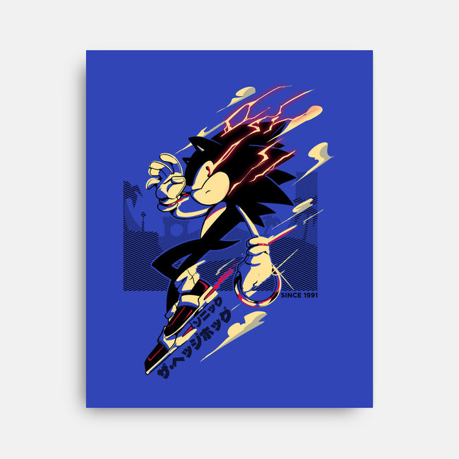 The Fastest Dude-none stretched canvas-Gazo1a