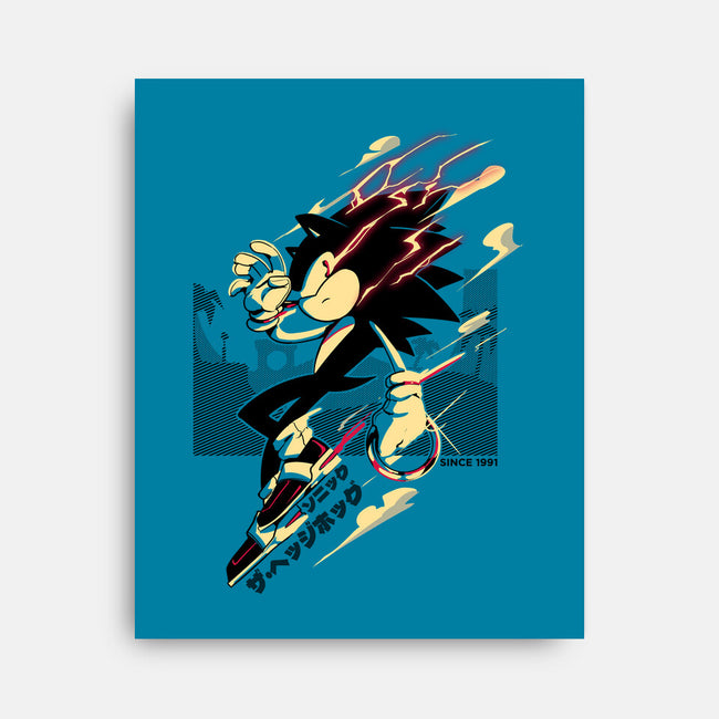 The Fastest Dude-none stretched canvas-Gazo1a