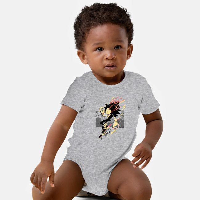 The Fastest Dude-baby basic onesie-Gazo1a