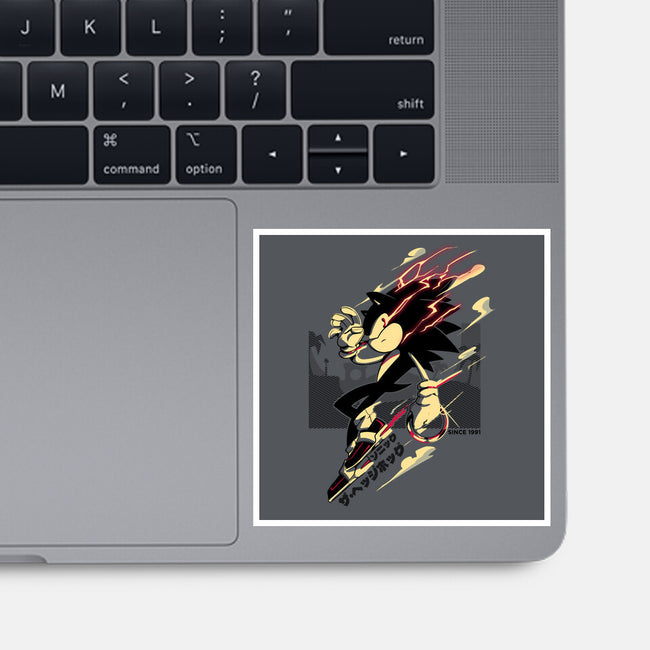 The Fastest Dude-none glossy sticker-Gazo1a