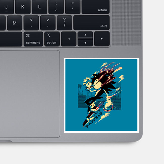 The Fastest Dude-none glossy sticker-Gazo1a