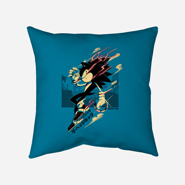 The Fastest Dude-none removable cover throw pillow-Gazo1a