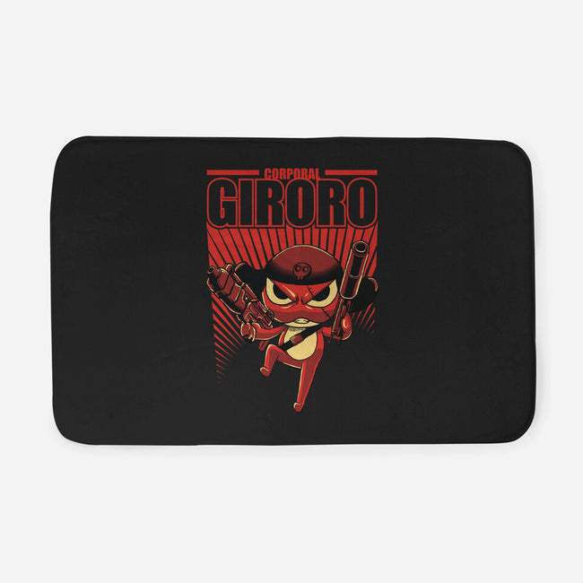 Corporal Giroro-none memory foam bath mat-Corndes