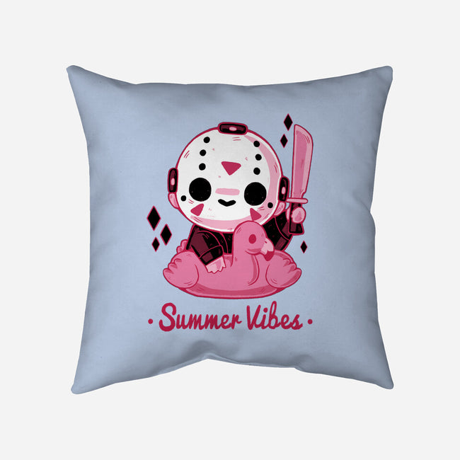 Creepy Summer Vibes-none removable cover throw pillow-xMorfina