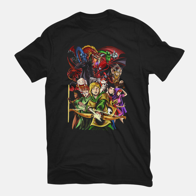 DND Fantasy-womens fitted tee-Conjura Geek