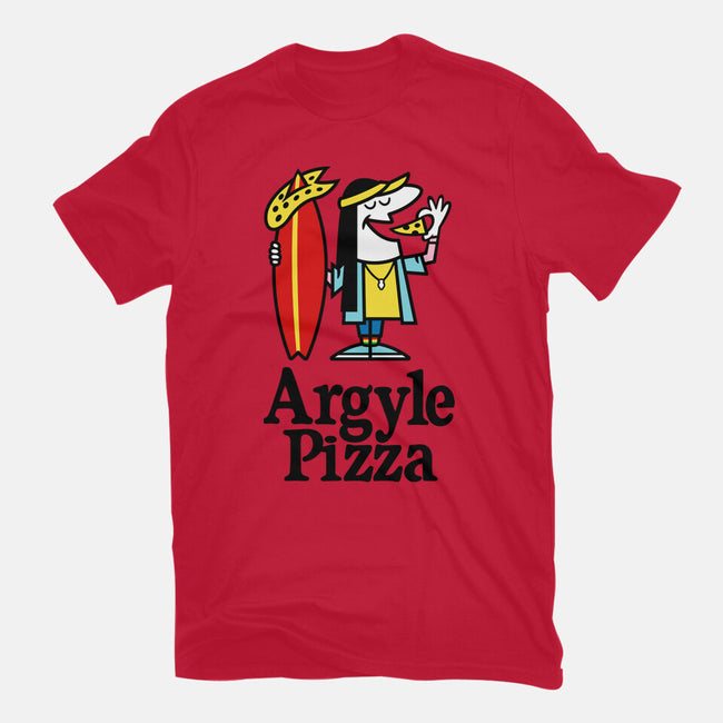Argyle Pizza-unisex basic tee-demonigote