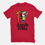 Argyle Pizza-mens premium tee-demonigote